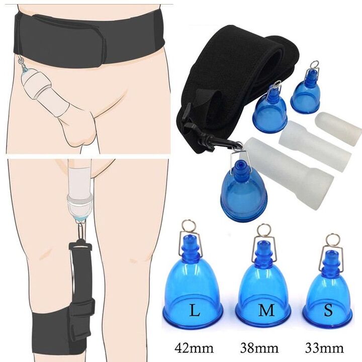 Usando unha bomba para aumentar un membro